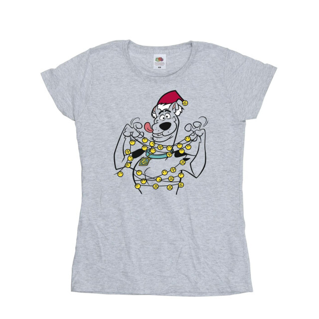 Li-cense Scooby doo dames kerstklokken katoenen t-shirt UTBI38764_sportsgrey large