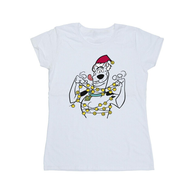 Li-cense Scooby doo dames kerstklokken katoenen t-shirt UTBI38764_white large