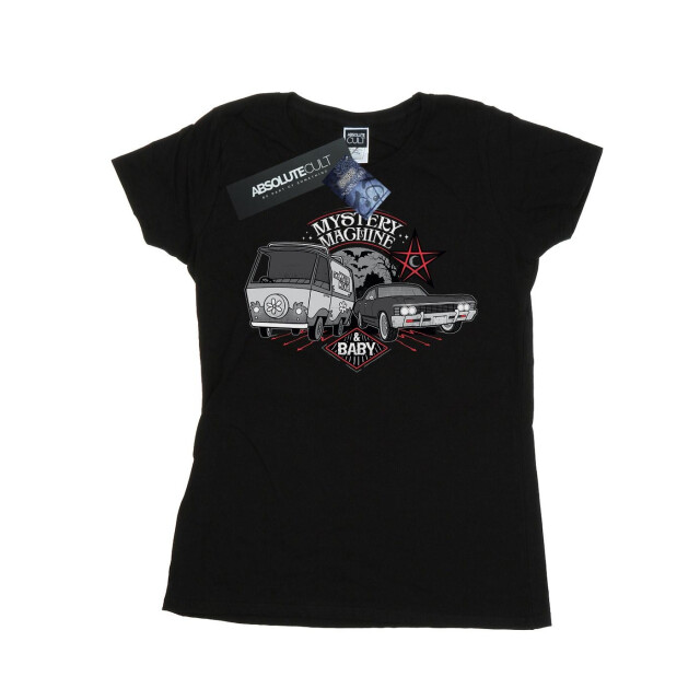 Li-cense Scoobynatural dames mysterie machine en baby katoenen t-shirt UTBI38503_black large