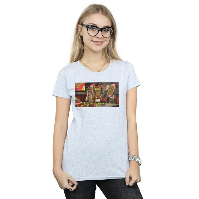Li-cense Scoobynatural dames supernatural snacks katoenen t-shirt UTBI38521_sportsgrey large