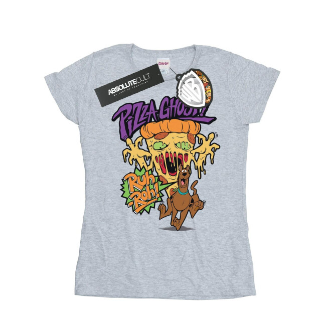 Li-cense Scooby doo dames pizza ghost katoenen t-shirt UTBI38621_sportsgrey large