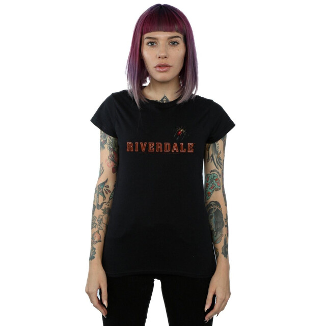 Li-cense Riverdale dames spinnenbroche katoenen t-shirt UTBI38224_black large