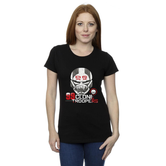Li-cense Star wars dames the bad batch 99 clone troopers katoenen t-shirt UTBI38334_black large