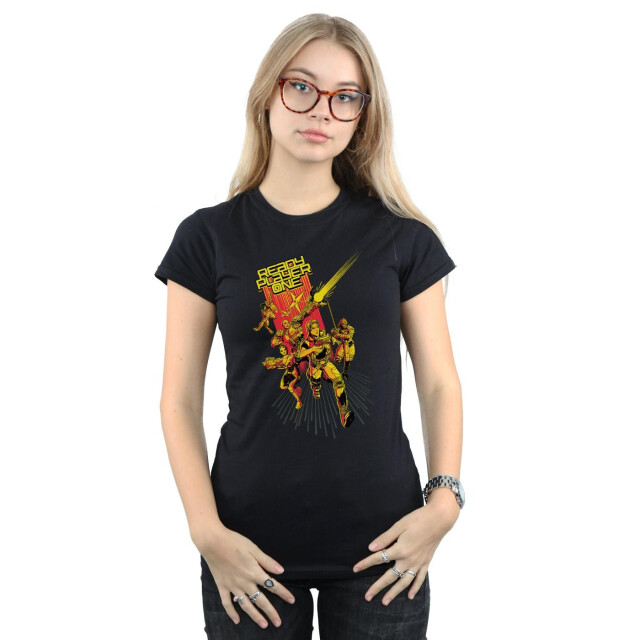 Li-cense Ready player one dames parzival´s team katoenen t-shirt UTBI38113_black large