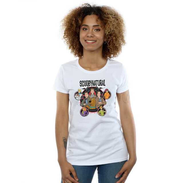 Li-cense Scoobynatural dames tekens ster katoenen t-shirt UTBI38501_white large