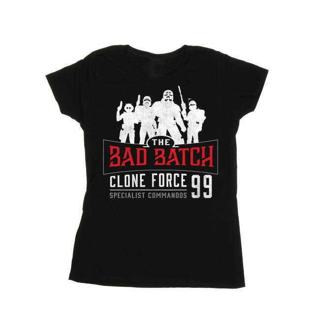 Li-cense Star wars dames the bad batch clone force 99 katoenen t-shirt UTBI38315_black large