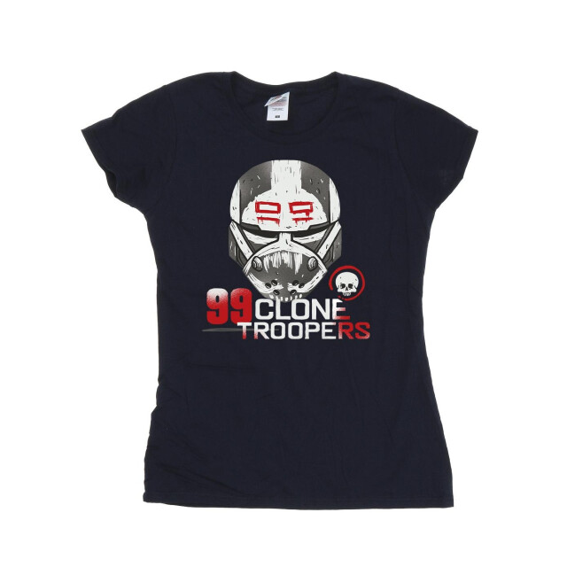 Li-cense Star wars dames the bad batch 99 clone troopers katoenen t-shirt UTBI38334_navyblue large