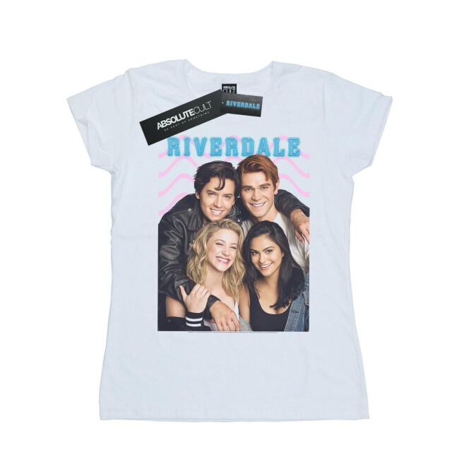 Li-cense Riverdale dames groepsfoto katoenen t-shirt UTBI38267_white large