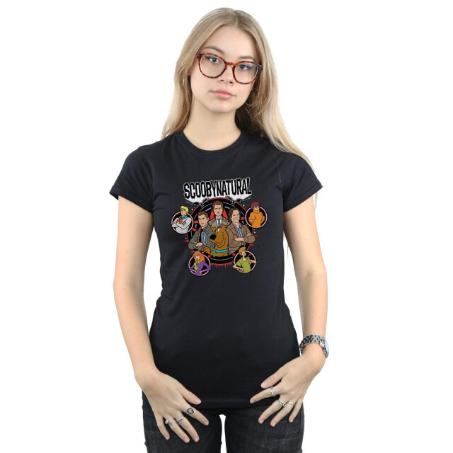 Li-cense Scoobynatural dames tekens ster katoenen t-shirt UTBI38501_black large