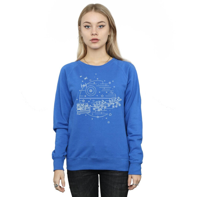 Li-cense Star wars dames death star sleigh sweatshirt UTBI37959_royalblue large