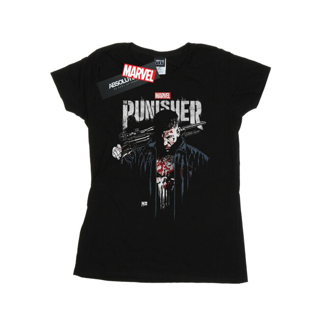 Li-cense Marvel dames the punisher tv-serie frank castle cotton t-shirt UTBI37869_black large