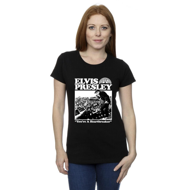 Li-cense Elvis dames a heartbreaker katoenen t-shirt UTBI37846_black large