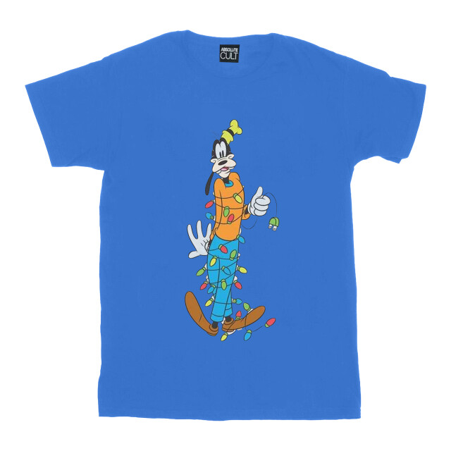 Li-cense Disney dames goofy kerstverlichting katoenen vriendje t-shirt UTBI37727_royalblue large