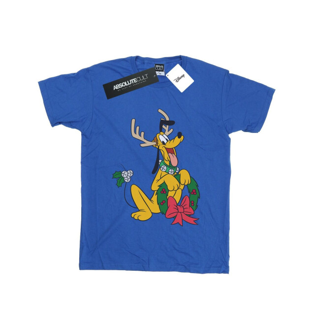 Li-cense Disney dames pluto kerst rendier katoenen vriendje t-shirt UTBI37773_royalblue large