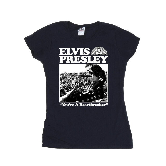 Li-cense Elvis dames a heartbreaker katoenen t-shirt UTBI37846_navyblue large