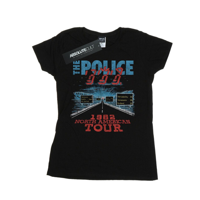 Li-cense The police dames noord-amerikaanse tour v2 katoenen t-shirt UTBI37664_black large