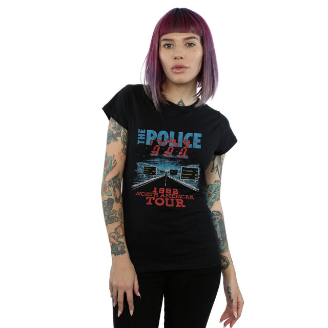 Li-cense The police dames noord-amerikaanse tour v2 katoenen t-shirt UTBI37664_black large