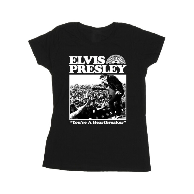 Li-cense Elvis dames a heartbreaker katoenen t-shirt UTBI37846_black large