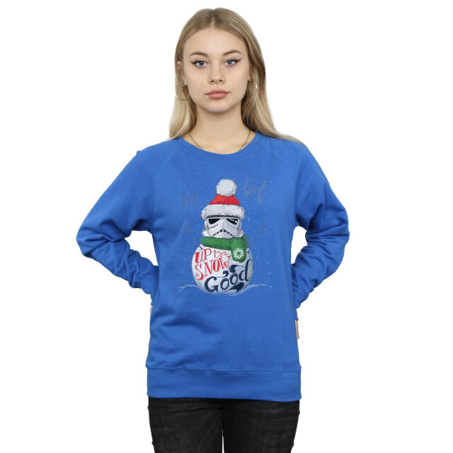 Li-cense Star wars dames stormtrooper up to snow good sweatshirt UTBI37426_royalblue large