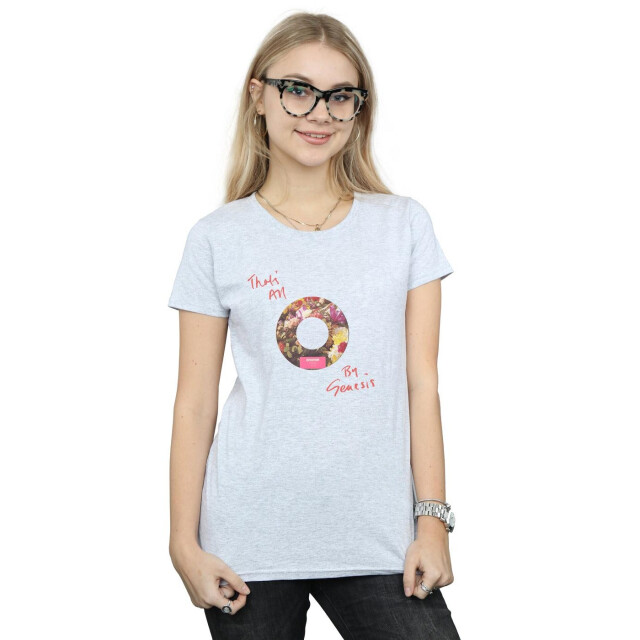 Li-cense Genesis dames that´s all 45 katoenen t-shirt UTBI37539_sportsgrey large