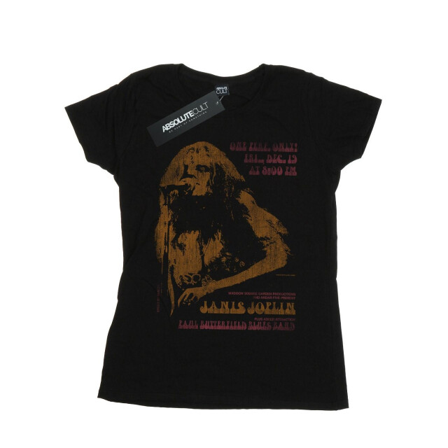 Li-cense Janis joplin dames madison square garden katoenen t-shirt UTBI37414_black large