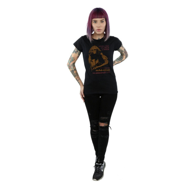 Li-cense Janis joplin dames madison square garden katoenen t-shirt UTBI37414_black large