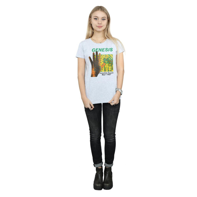 Li-cense Genesis dames invisible touch tour katoenen t-shirt UTBI37370_sportsgrey large