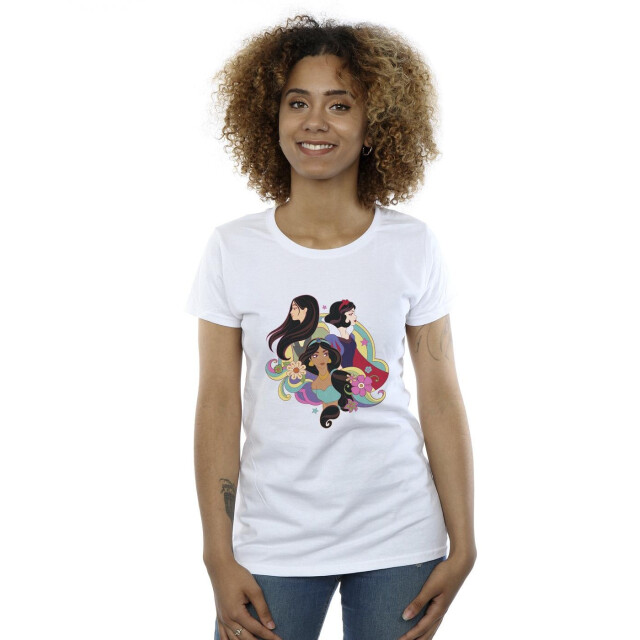 Li-cense Disney dames prinses mulan jasmine sneeuw katoenen t-shirt UTBI37330_white large