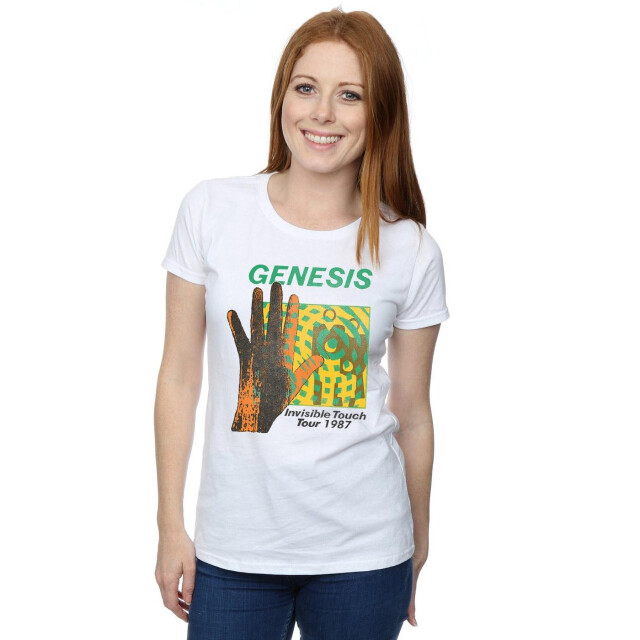 Li-cense Genesis dames invisible touch tour katoenen t-shirt UTBI37370_white large