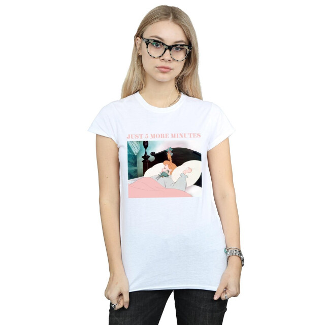 Li-cense Disney dames princess just five more minutes katoenen t-shirt UTBI37312_white large