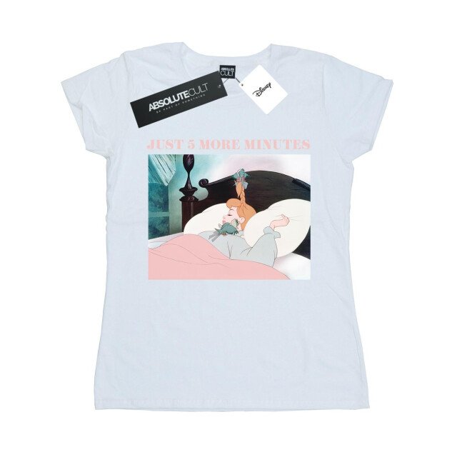 Li-cense Disney dames princess just five more minutes katoenen t-shirt UTBI37312_white large