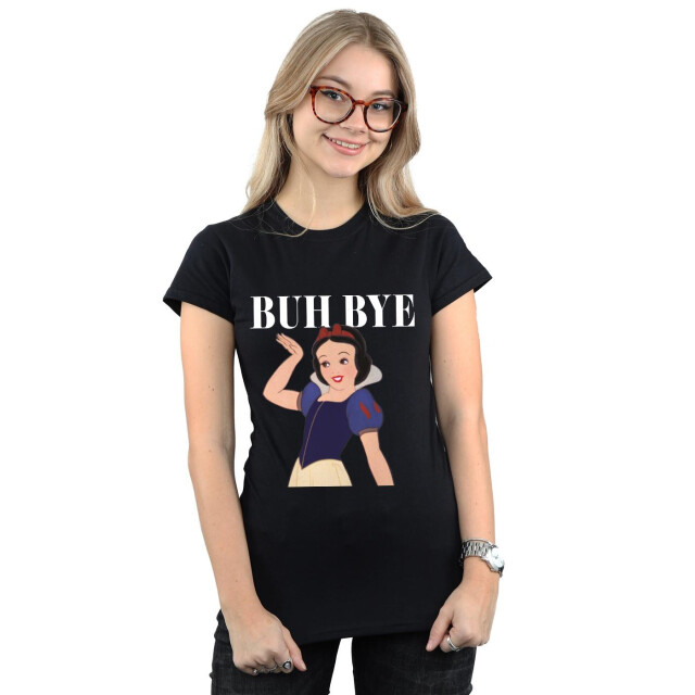 Li-cense Disney dames prinses sneeuwwitje buh bye katoenen t-shirt UTBI37310_black large