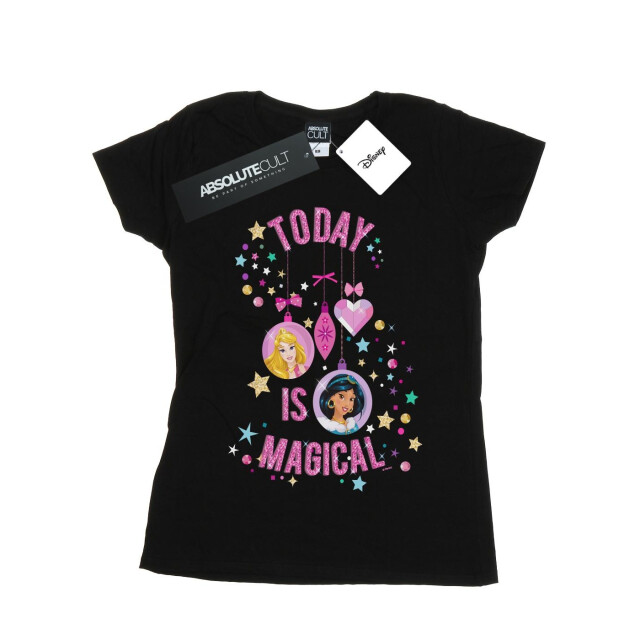 Li-cense Disney dames prinses vandaag is magisch katoenen t-shirt UTBI37201_black large