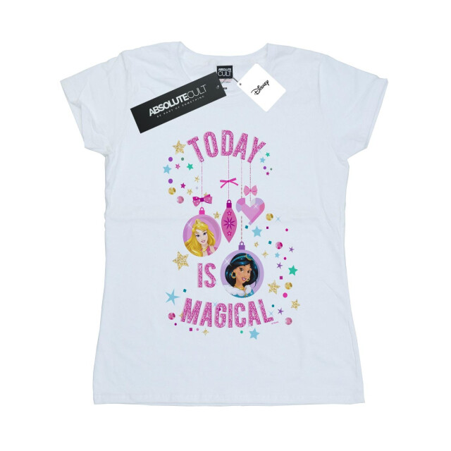 Li-cense Disney dames prinses vandaag is magisch katoenen t-shirt UTBI37201_white large