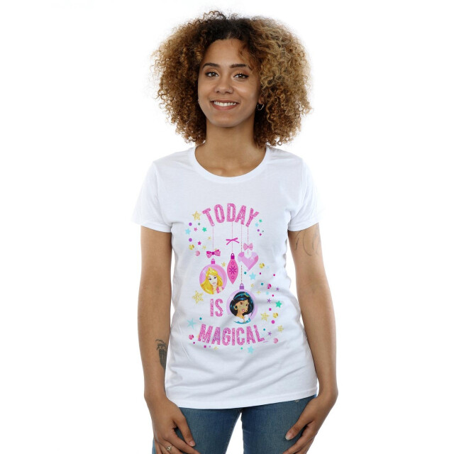 Li-cense Disney dames prinses vandaag is magisch katoenen t-shirt UTBI37201_white large
