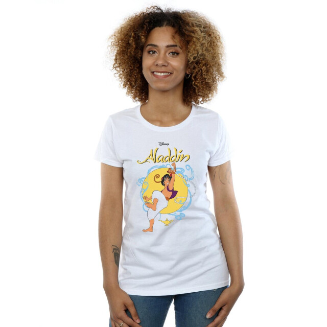 Li-cense Disney dames aladdin touw schommel katoenen t-shirt UTBI37129_white large