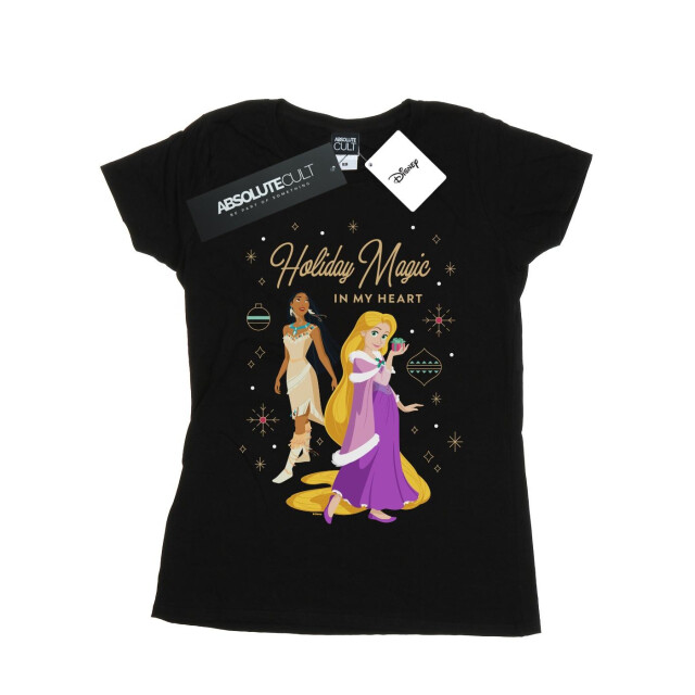 Li-cense Disney dames prinses vakantie magie in mijn hart katoenen t-shirt UTBI37219_black large