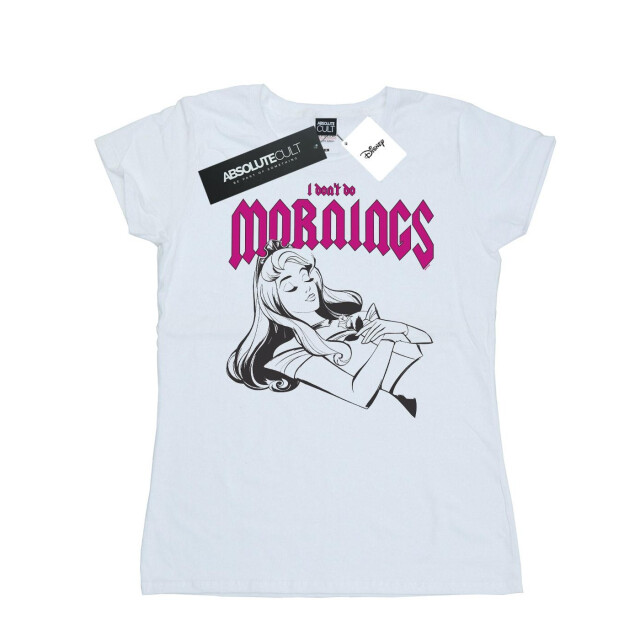Li-cense Disney dames sleeping beauty don´t do mornings katoenen t-shirt UTBI37175_white large