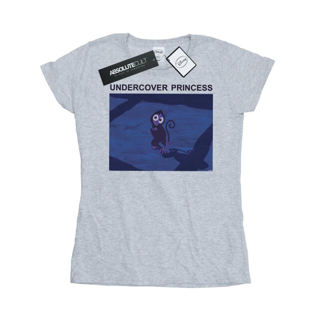 Li-cense Disney dames aladdin undercover prinses katoenen t-shirt UTBI37089_sportsgrey large