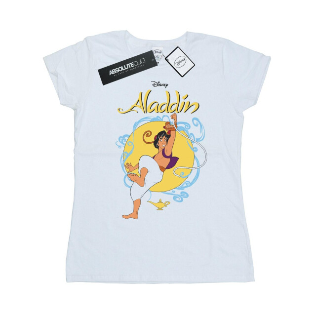Li-cense Disney dames aladdin touw schommel katoenen t-shirt UTBI37129_white large