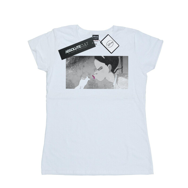 Li-cense Disney dames the princess and the frog kiss katoenen t-shirt UTBI37150_white large