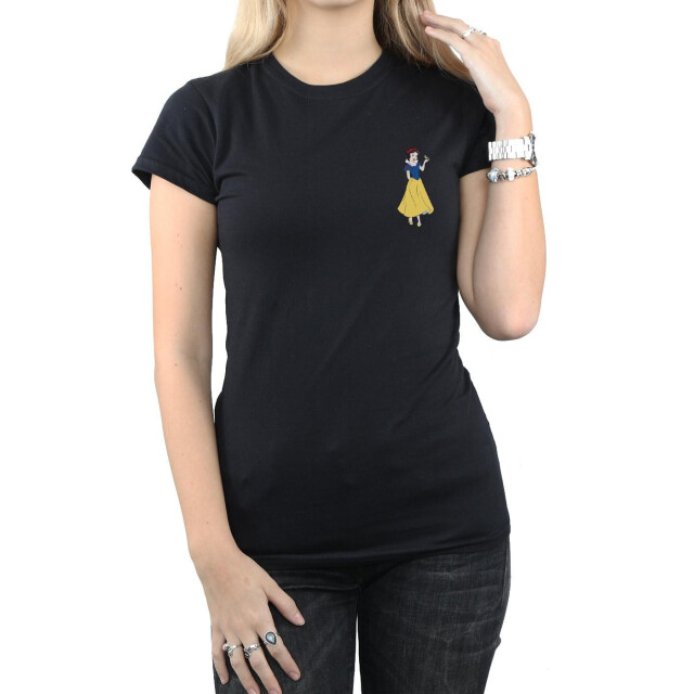Li-cense Disney princess dames sneeuwwit borst katoenen t-shirt UTBI36977_black large