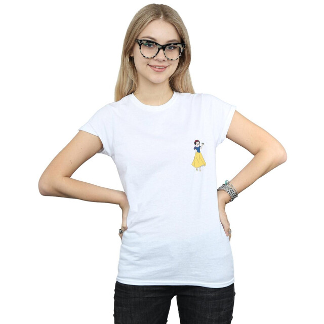 Li-cense Disney princess dames sneeuw borst katoenen t-shirt UTBI36977_white large