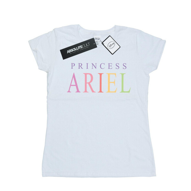Li-cense Disney dames de kleine zeemeermin ariël grafisch katoenen t-shirt UTBI37003_white large