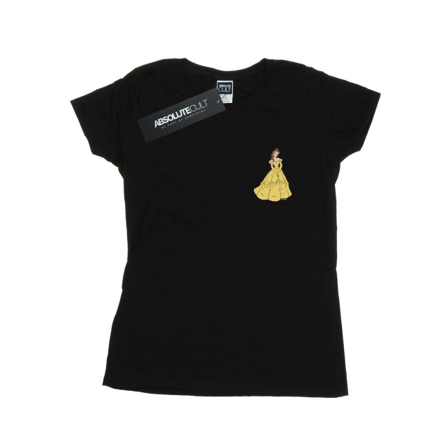 Li-cense Disney princess dames belle borst katoenen t-shirt UTBI37049_black large