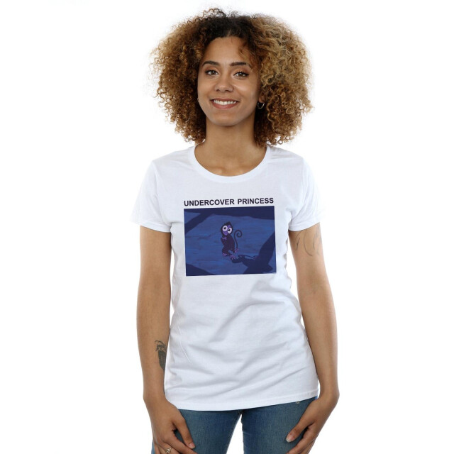 Li-cense Disney dames aladdin undercover prinses katoenen t-shirt UTBI37089_white large