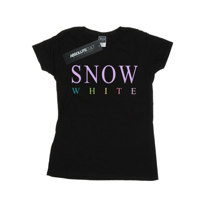 Li-cense Disney princess dames sneeuwwit grafisch katoenen t-shirt UTBI37002_black large