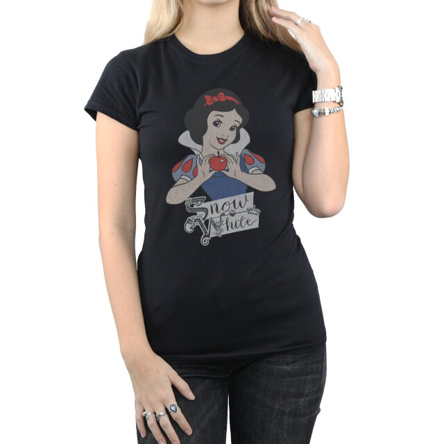 Li-cense Disney princess dames sneeuwwit appel katoenen t-shirt UTBI36905_black large