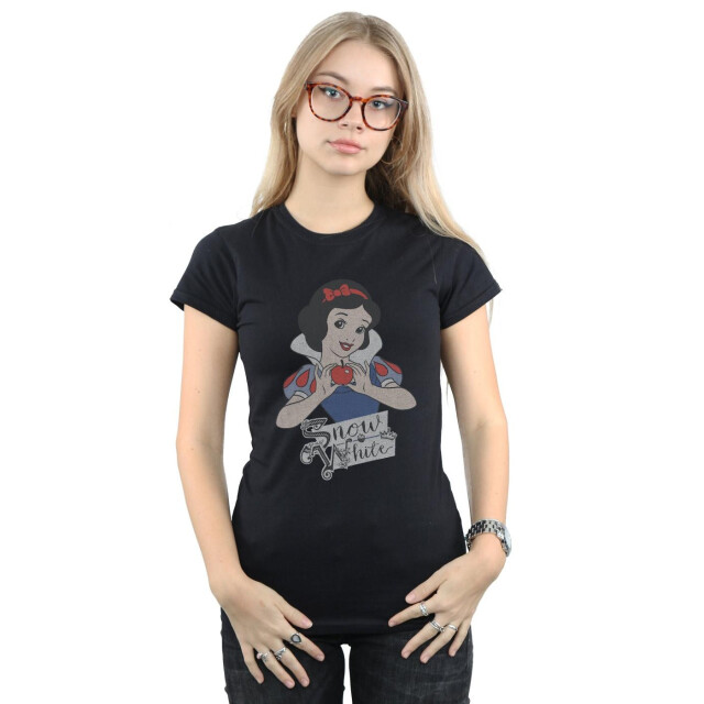 Li-cense Disney princess dames sneeuwwit appel katoenen t-shirt UTBI36905_black large