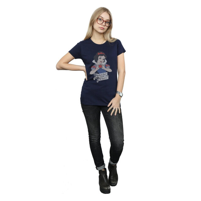 Li-cense Disney princess dames sneeuwwit appel katoenen t-shirt UTBI36905_navyblue large